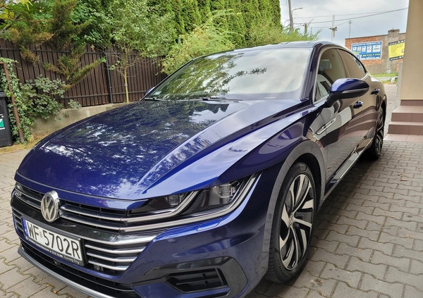 Volkswagen Arteon cena 119999 przebieg: 188750, rok produkcji 2018 z Warszawa małe 172